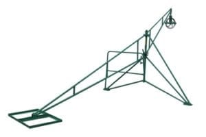 grizzly 300 lbs hand swing hoist