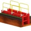 Garlock trench box clamp railing system